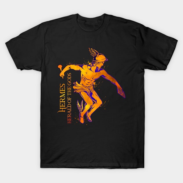 Herald of the gods - Hermes T-Shirt by Modern Medieval Design